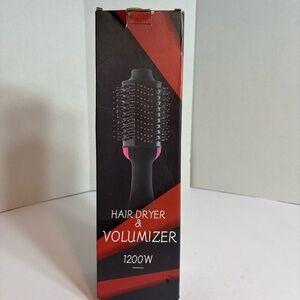 Hair Dryer & Volumizer Brush 1200W Ceramic Ionic Styling Tool